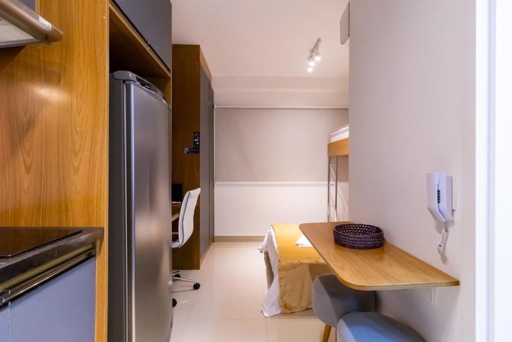 Studios Modernos Totalmente Mobiliados com Academia Próximo a Metrô Parque Ibirapuera e Hospitais - 标准三级工作室