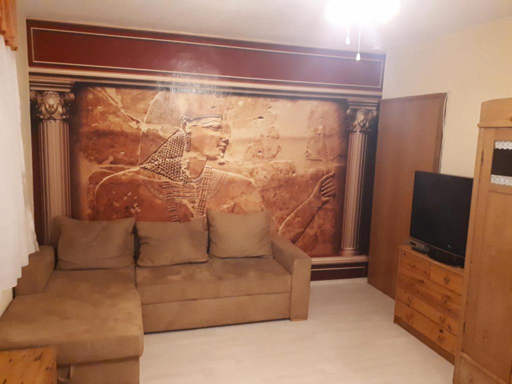 TV a/nebo společenská místnost v ubytování Gästehaus Möbius