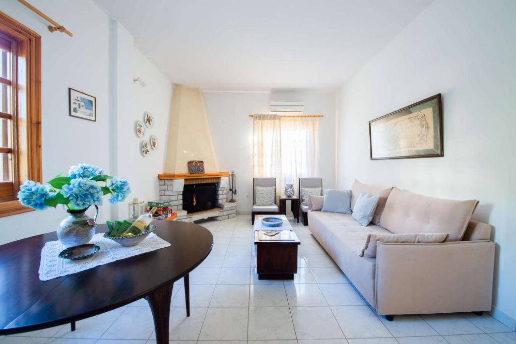 Posezení v ubytování Messini Agrilia Residence