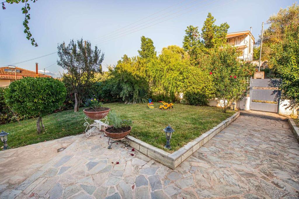 Zahrada ubytování Messini Agrilia Residence