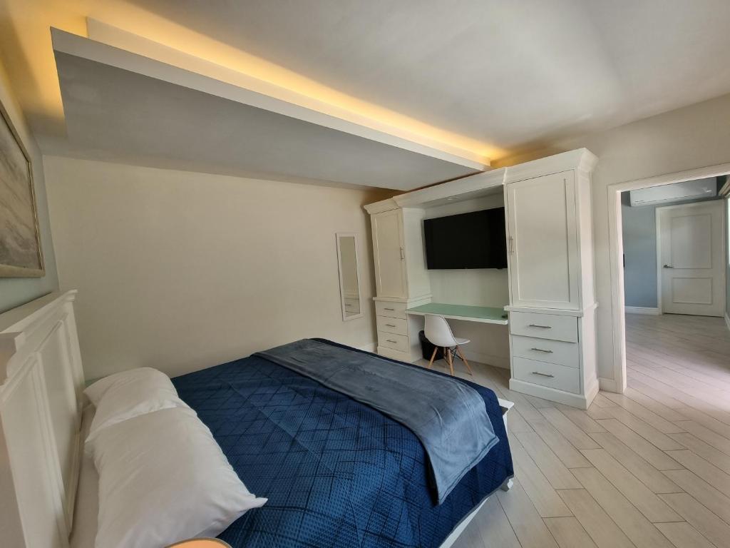 Postel nebo postele na pokoji v ubytování Casa Escamela Suites privadas