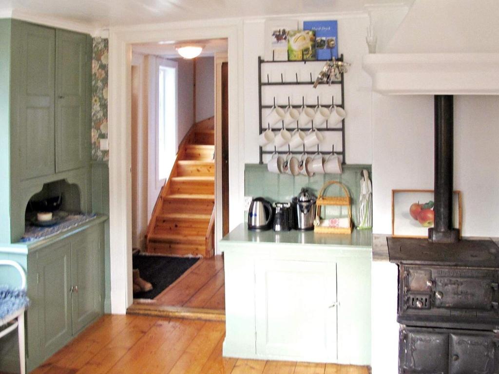 Kuchyň nebo kuchyňský kout v ubytování Holiday home GRISSLEHAMN VIII