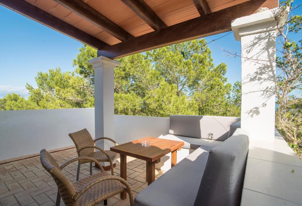 Balkón nebo terasa v ubytování APARTAMENTOS CASA EUGENIO FORMENTERA