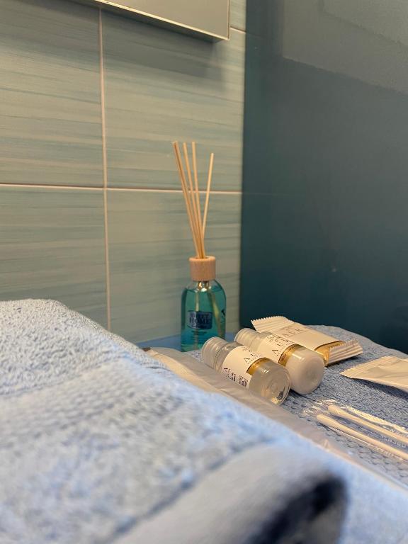 Postel nebo postele na pokoji v ubytování Civita Home