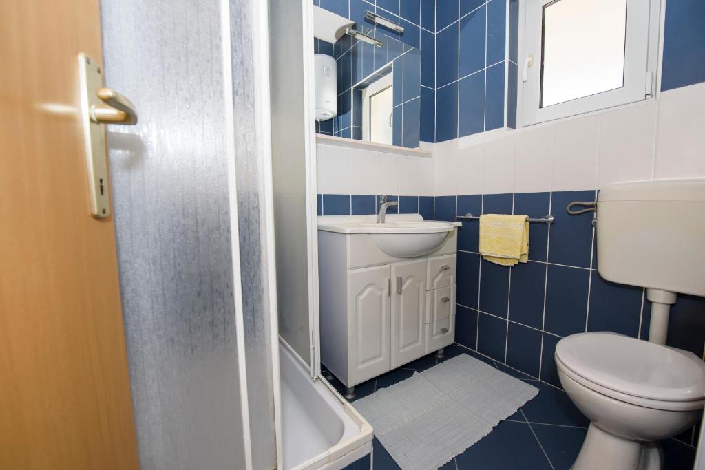 Koupelna v ubytování Apartman Mijo - Suhi Potok