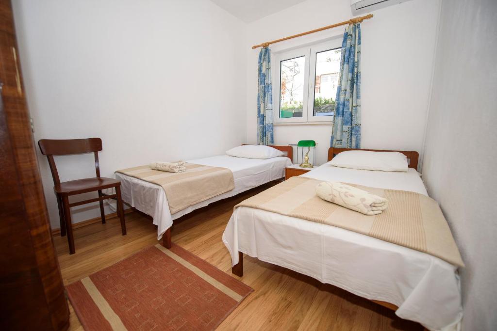 Postel nebo postele na pokoji v ubytování Apartman Mijo - Suhi Potok