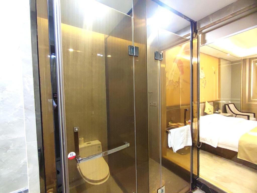 Koupelna v ubytování Zhangye KAI RUI Hotel