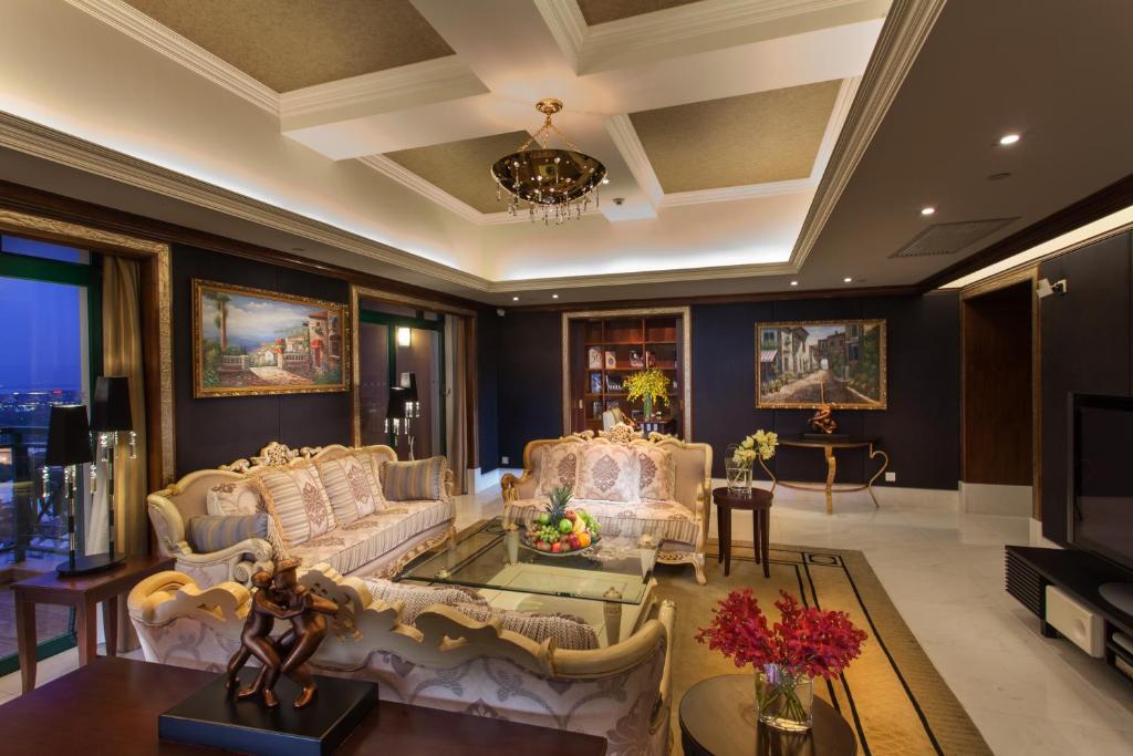 Posezení v ubytování Hotel Indigo Shenzhen Overseas Chinese Town by IHG