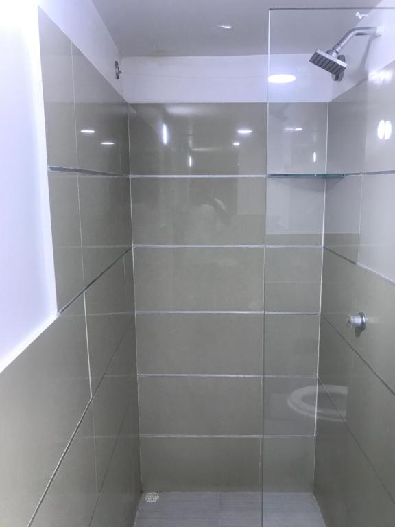 Koupelna v ubytování Hotel Hernández CTG