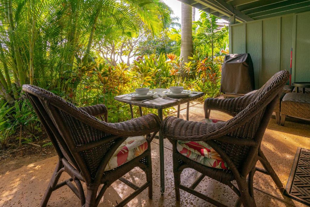 Zahrada ubytování Hideaway Cove Poipu Beach