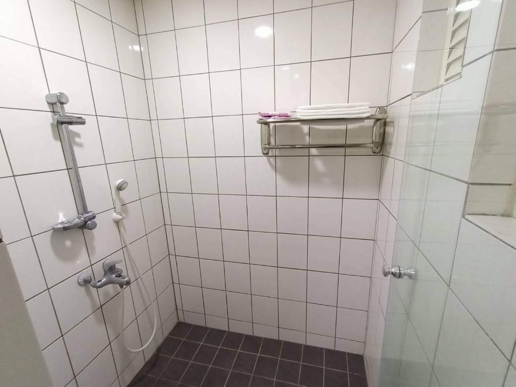 Koupelna v ubytování Xitou Tianpin Homestay