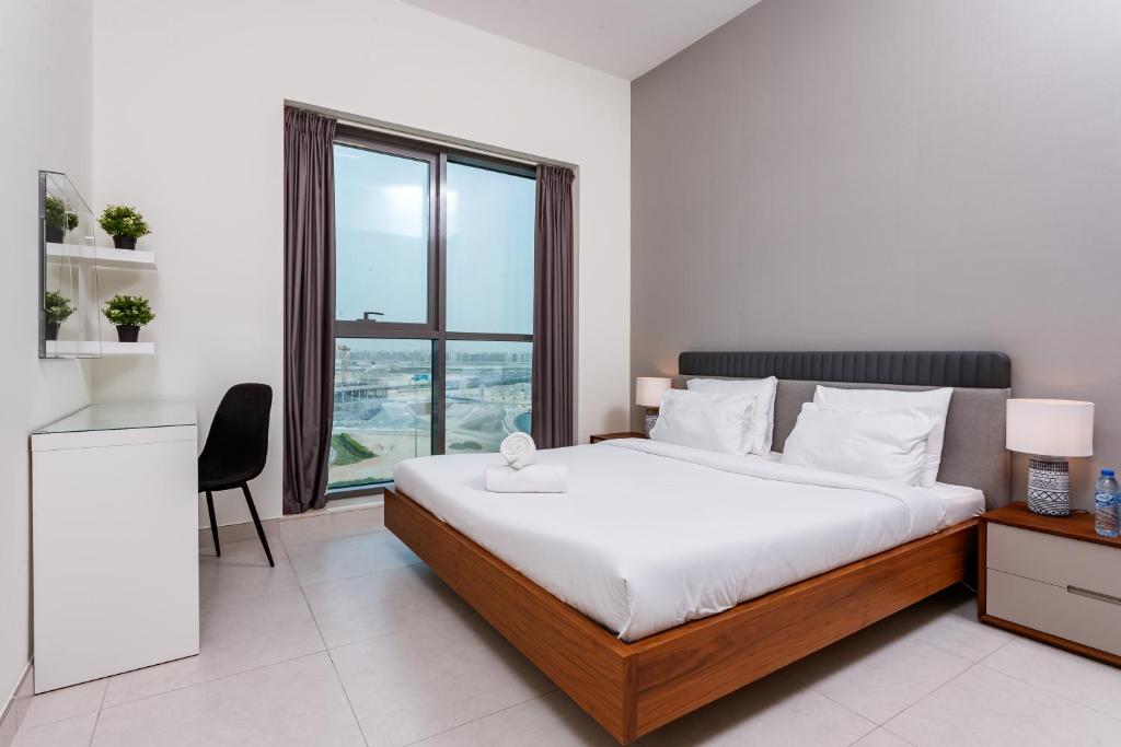 Elegant 2BR view with rooftop pool The Bay - Überlegene Wohnung