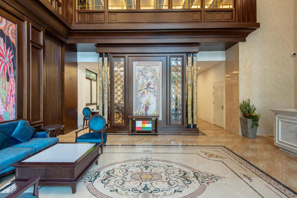 Posezení v ubytování Reyna Luxury Hotel & Spa