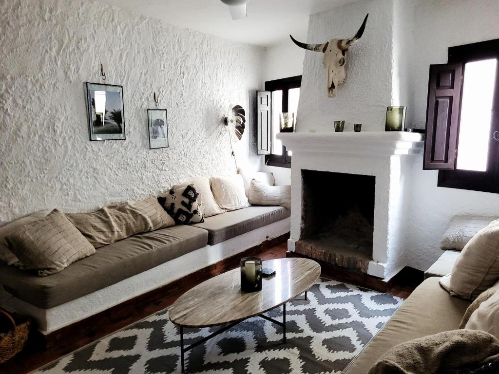 Posedenie v ubytovaní Casa Nomad