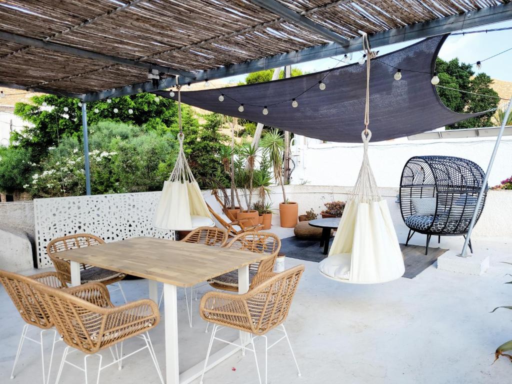 Patio alebo iná vonkajšia časť ubytovania Casa Nomad