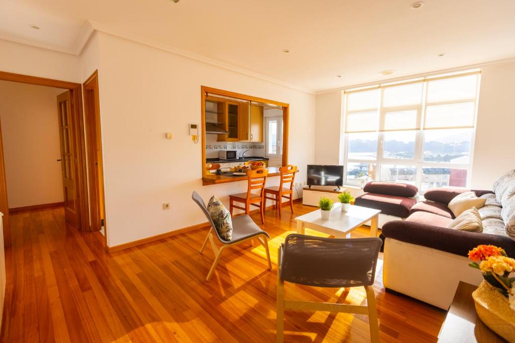 Posezení v ubytování Apartagal-Edificio Celtas Foz