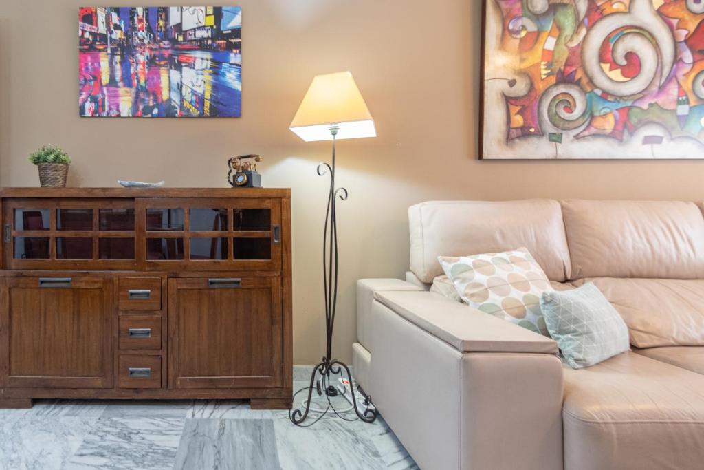 Posezení v ubytování Apartamento Cadiz Be Kind