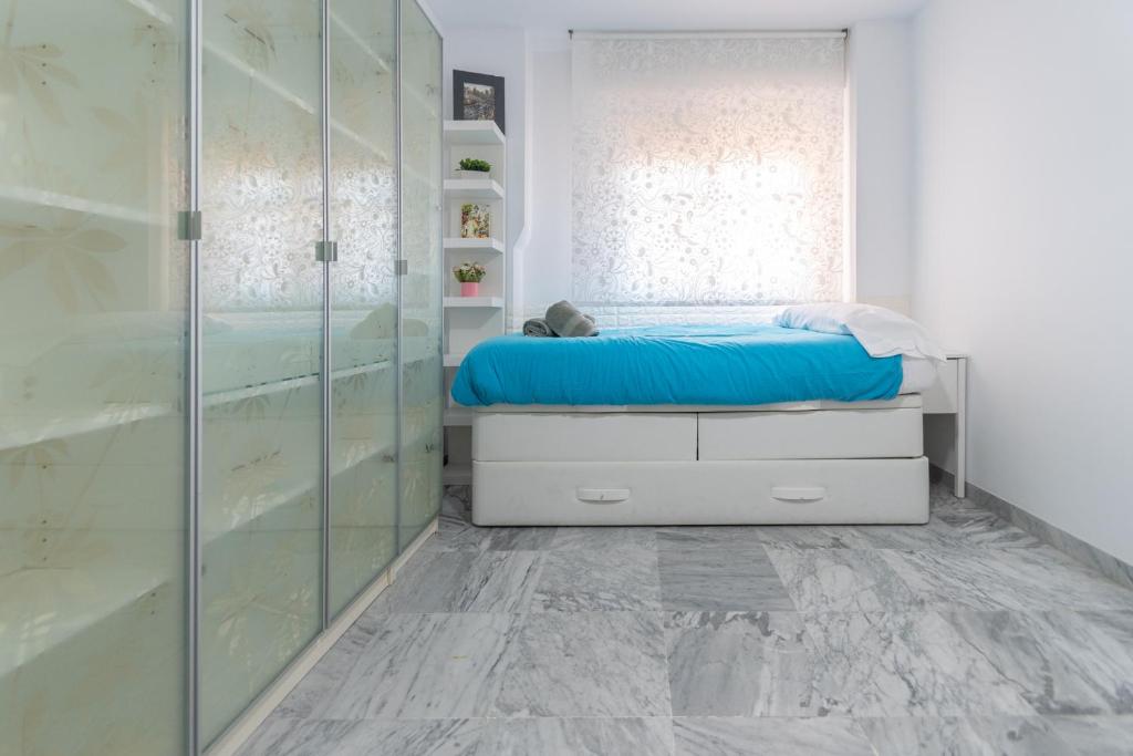 Postel nebo postele na pokoji v ubytování Apartamento Cadiz Be Kind