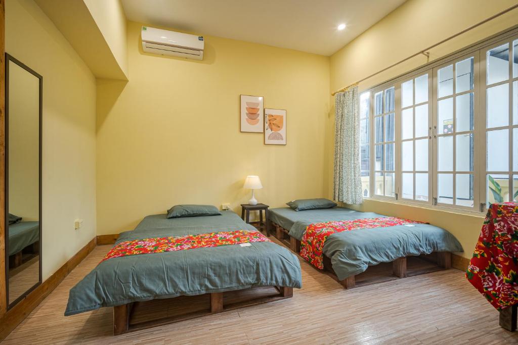 Hanoi Retro 80S Homestay - Salle Double Ou Jumelle Avec Vue