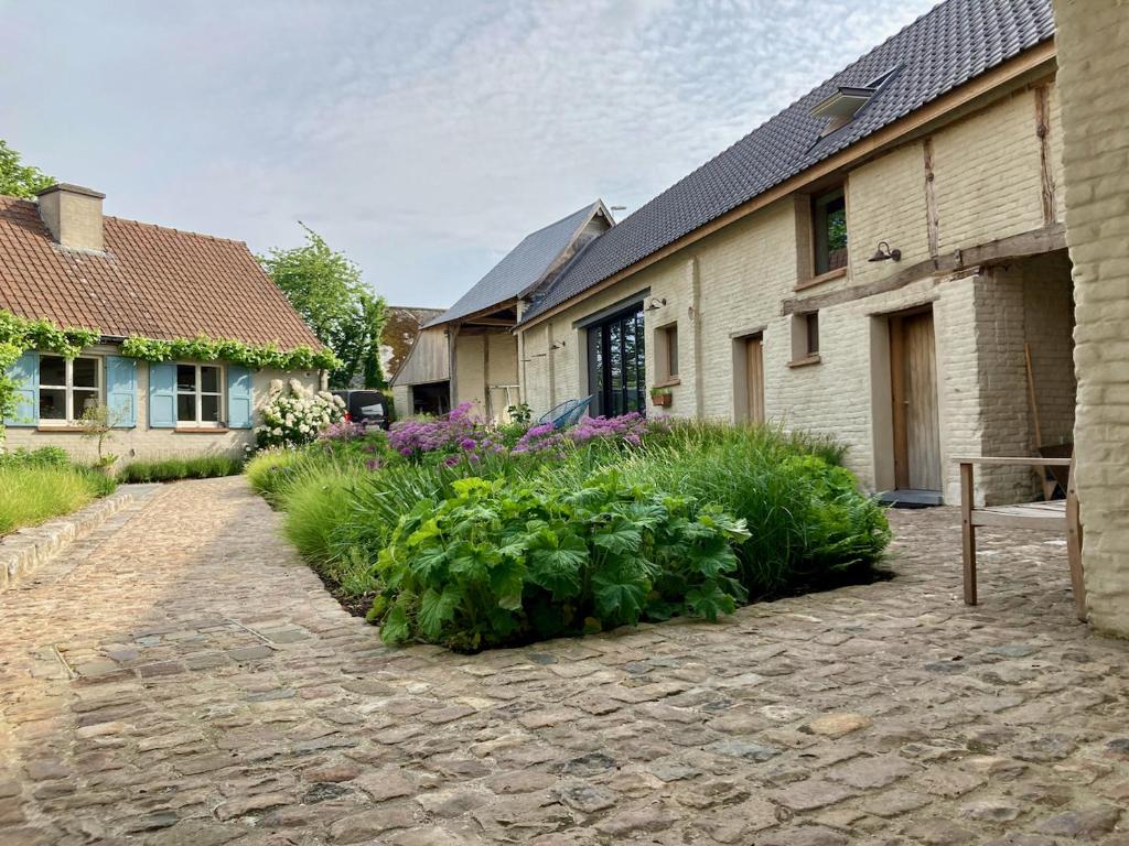 Zahrada ubytování Nachtegael Hoekhuis, knusse woning met prachtig vergezicht