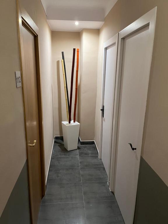 Koupelna v ubytování Hostal Tarrés