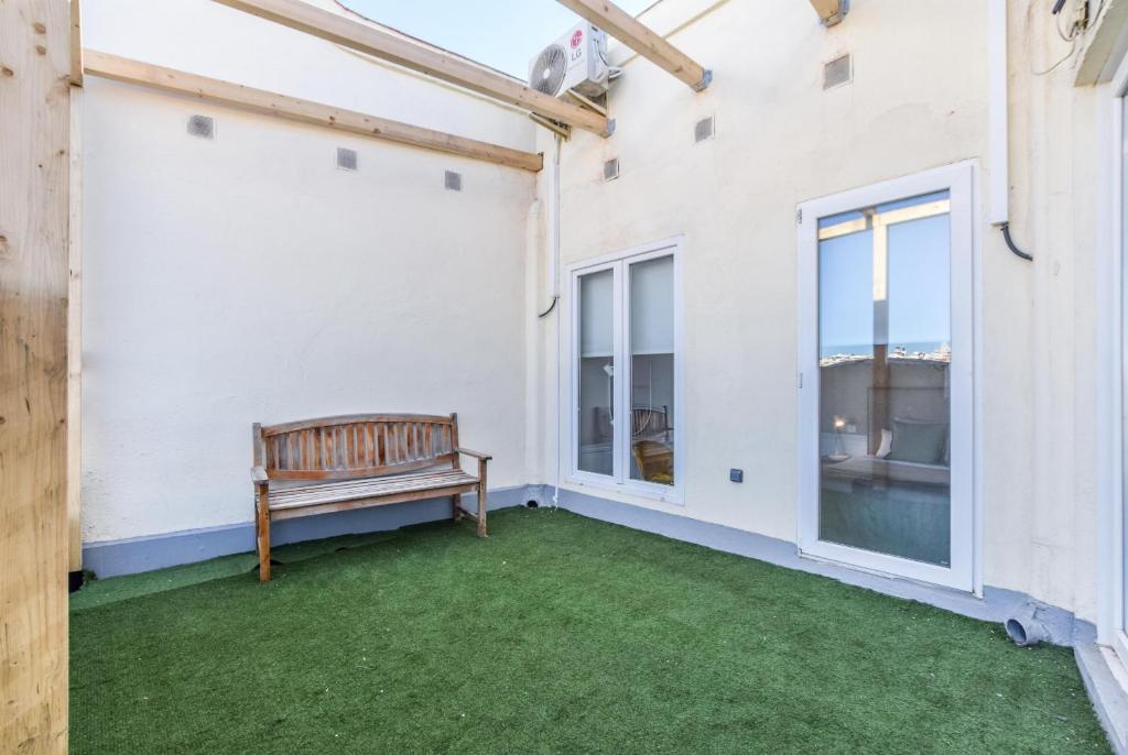 Patio nebo venkovní prostory v ubytování Apartamento Embajadores IX