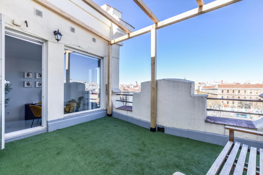 Balkón nebo terasa v ubytování Apartamento Embajadores IX