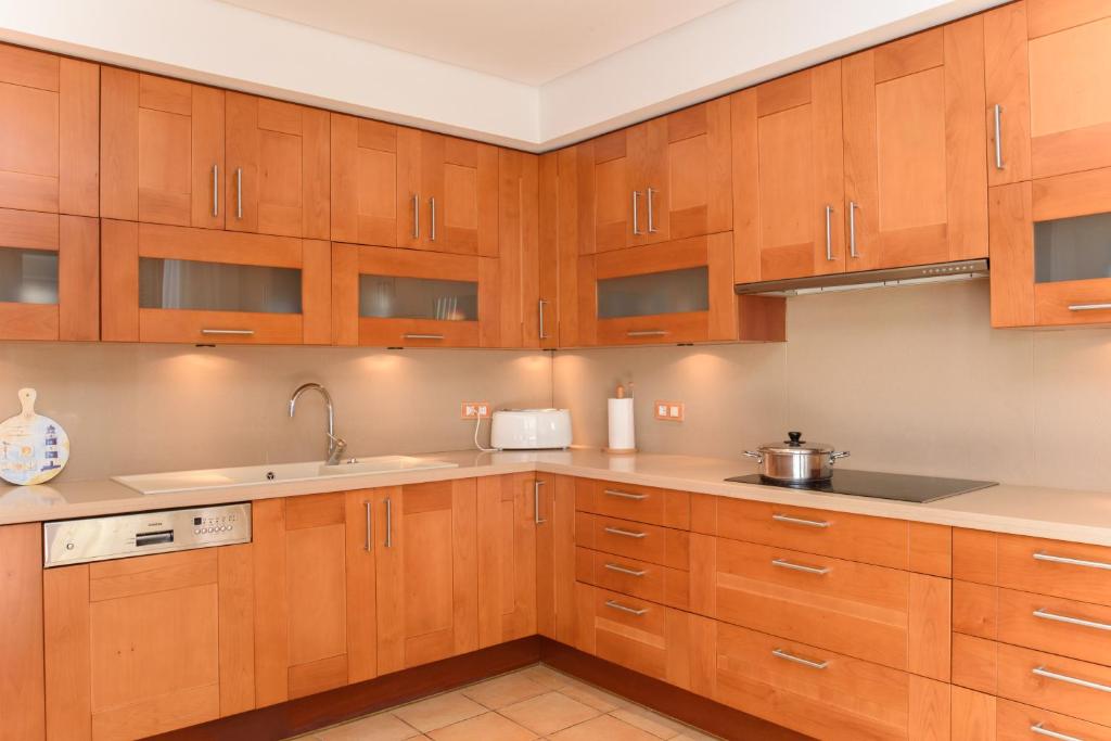 Kuchyň nebo kuchyňský kout v ubytování Villa Samar