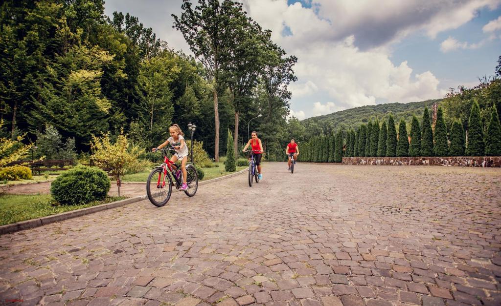 Jízda na kole v ubytování Solva Resort Medical & SPA nebo okolí