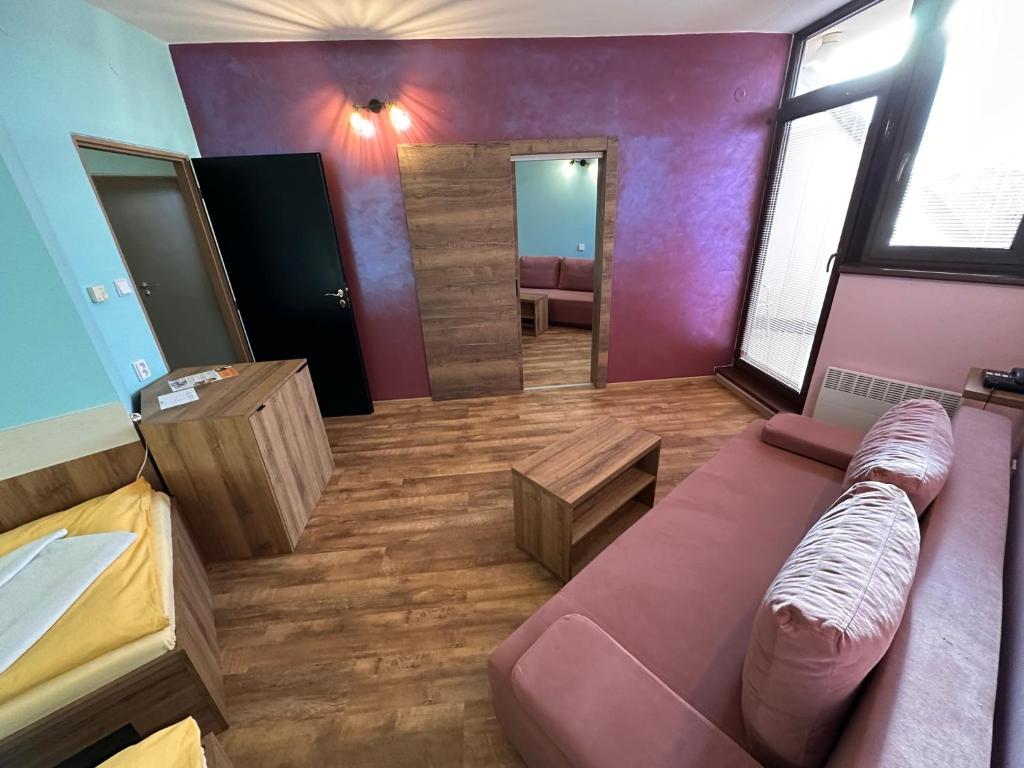Postel nebo postele na pokoji v ubytování Hotel N