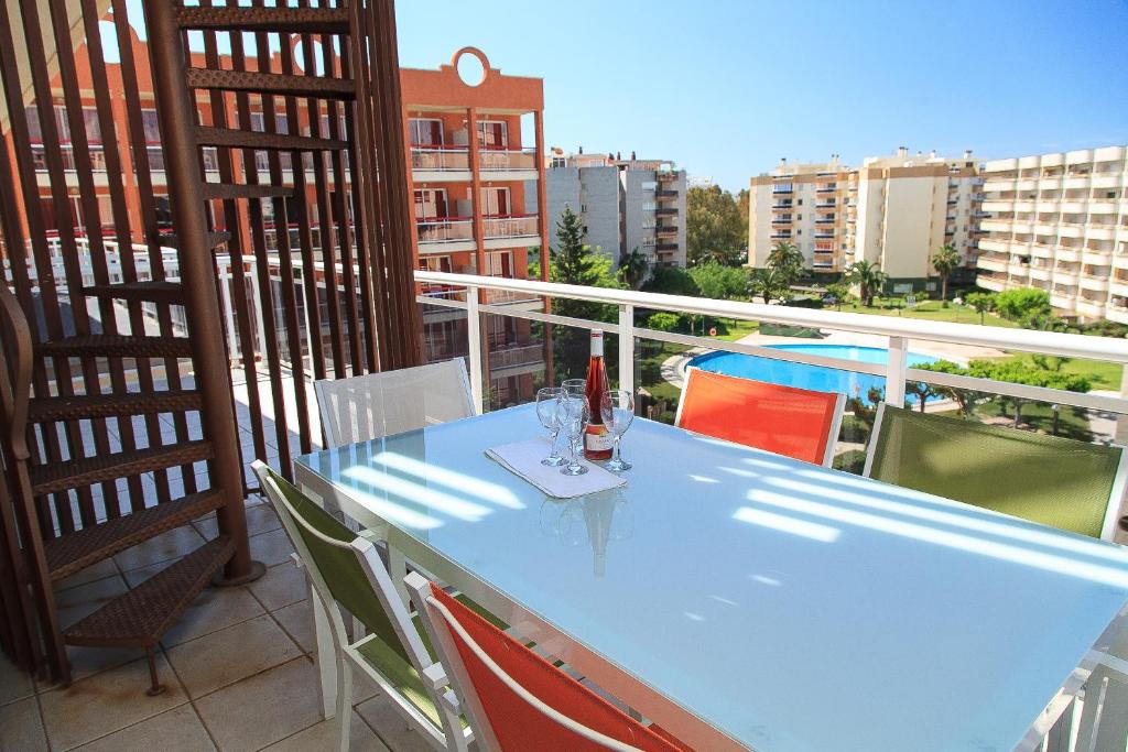 Balkón nebo terasa v ubytování UHC Ventura Park Apartments