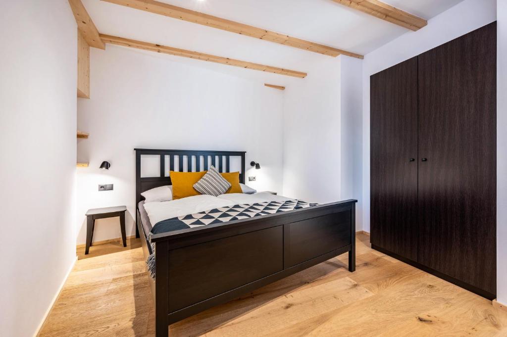 Postel nebo postele na pokoji v ubytování Binderhof Apt Obm