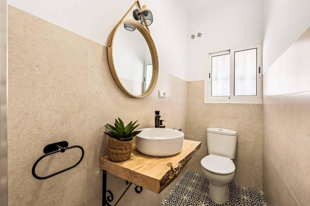A bathroom at Villa El Algarrobo