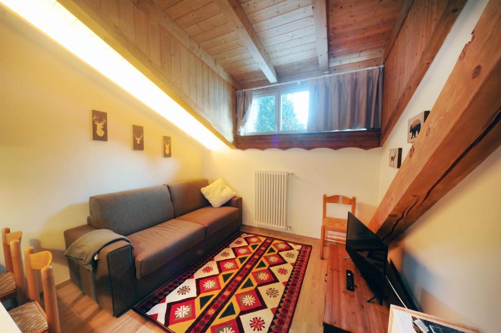 Posezení v ubytování Appartamenti Residence Lares Ossana