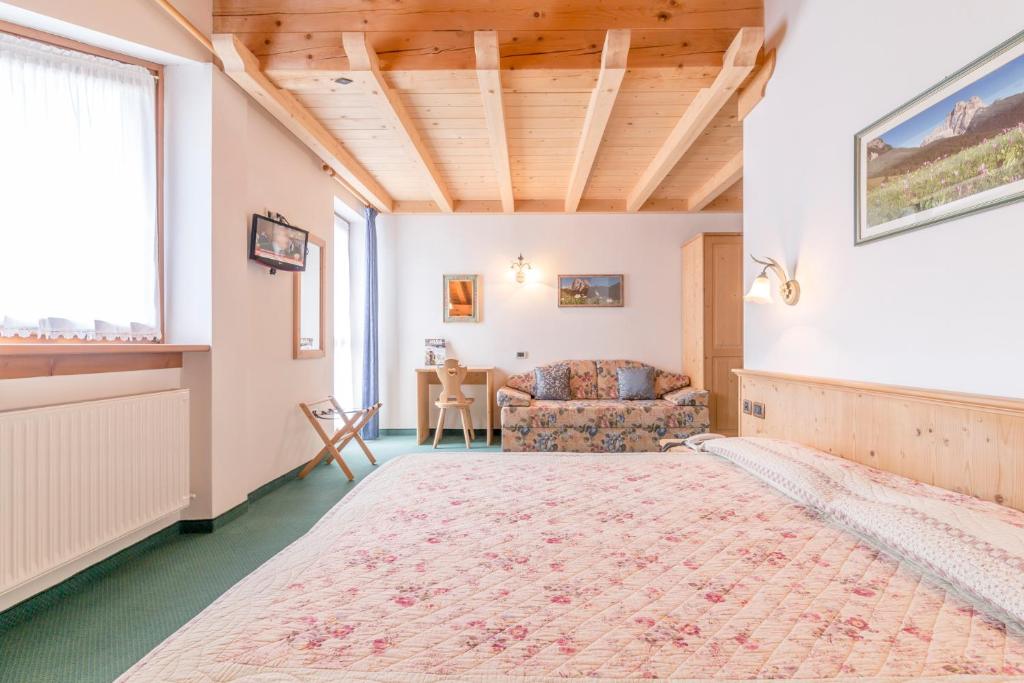 Posezení v ubytování Hotel Garni la Stua