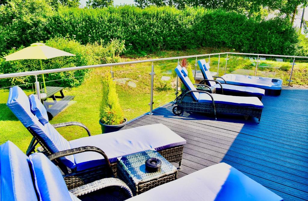 Zahrada ubytování Arbennig Luxury Lodges