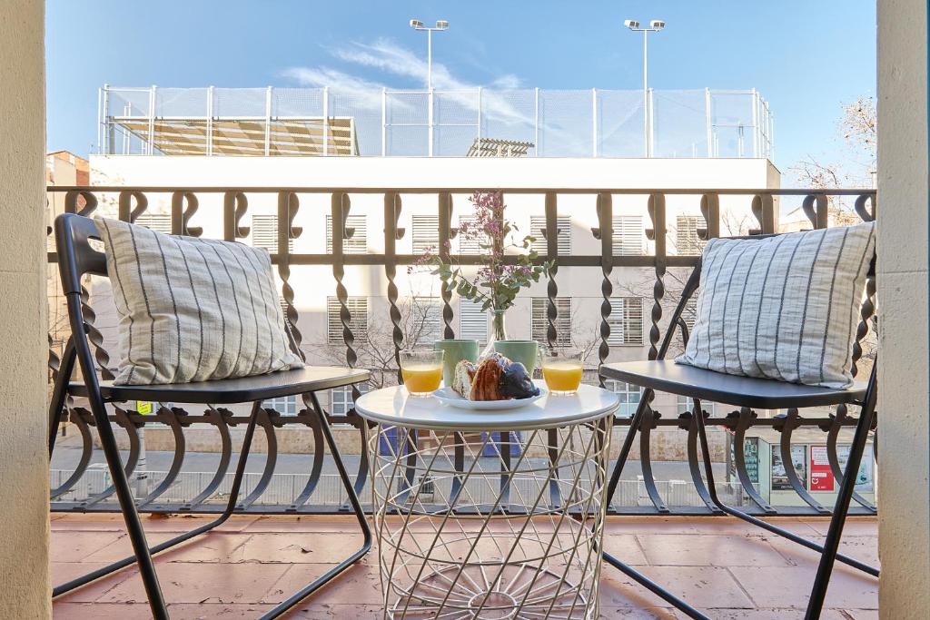Balkón alebo terasa v ubytovaní BBarcelona Clot Apartments