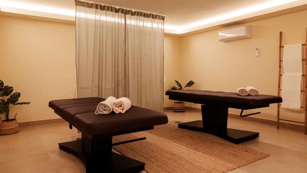 O spa e/ou outras comodidades de bem-estar em Hotel Porta do Sol Conference & SPA