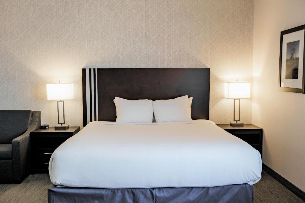 Postel nebo postele na pokoji v ubytování Park Inn by Radisson Edmonton Airport