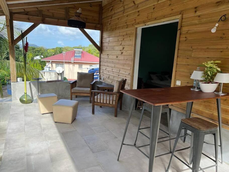 Balkón nebo terasa v ubytování Le Bois Bohème
