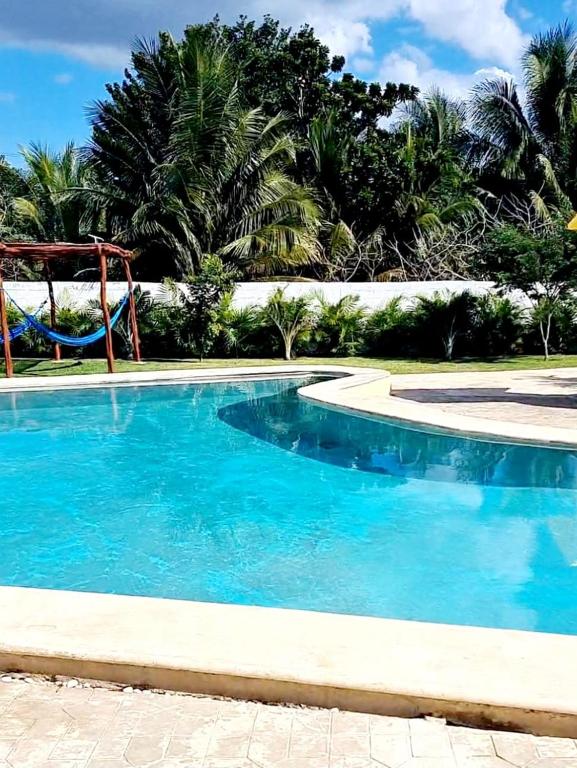 Bazén v ubytování Hotel Quinta Izamal nebo v jeho okolí