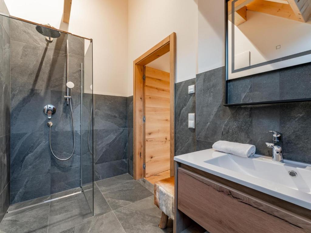 Kúpeľňa v ubytovaní Mountain Chalet Krek Wak Wou