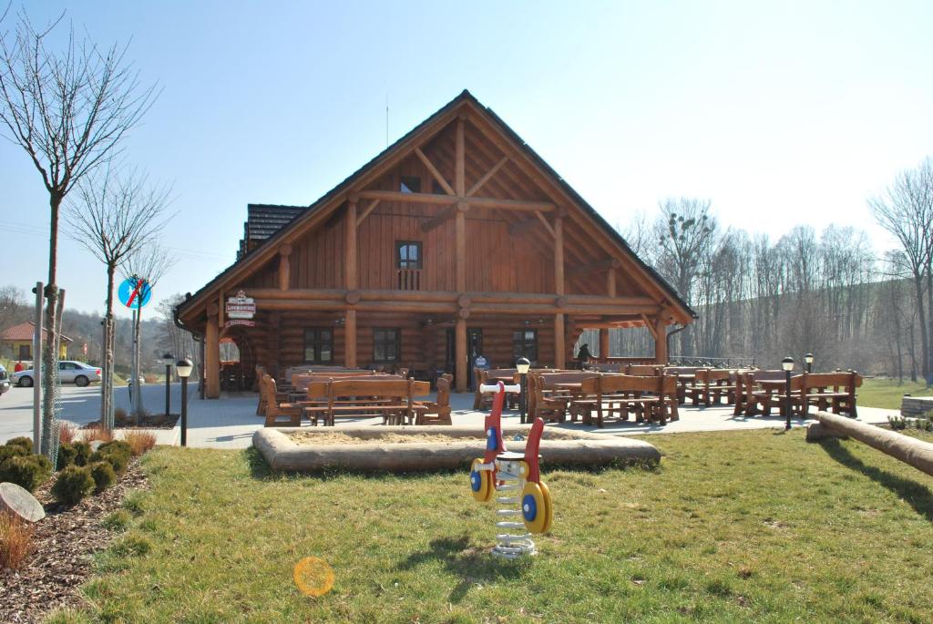Zahrada ubytování BalonCentrum Břestek