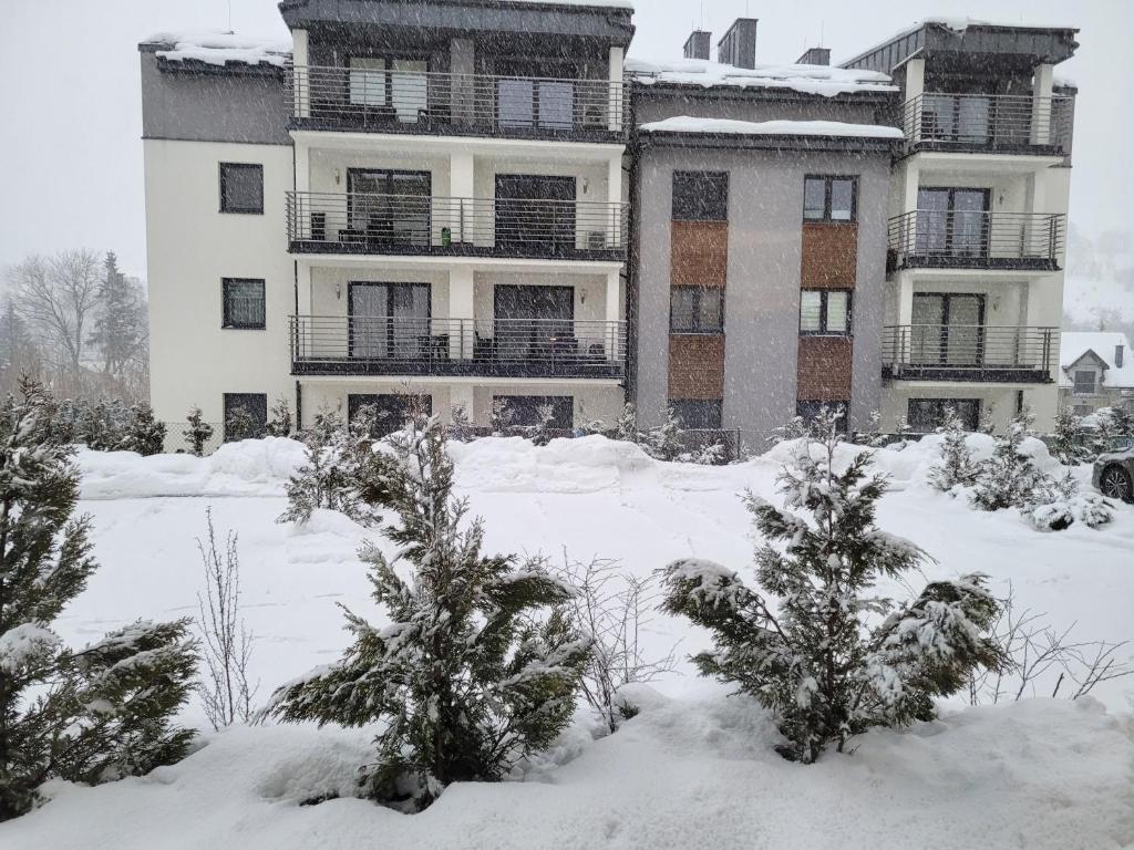 Apartament Oaza Spokojna 24 v zimě