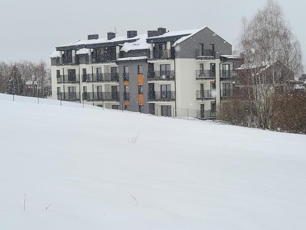 Apartament Oaza Spokojna 24 v zimě
