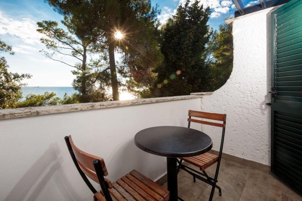 Balkon lub taras w obiekcie Villa Galijot Plava Laguna