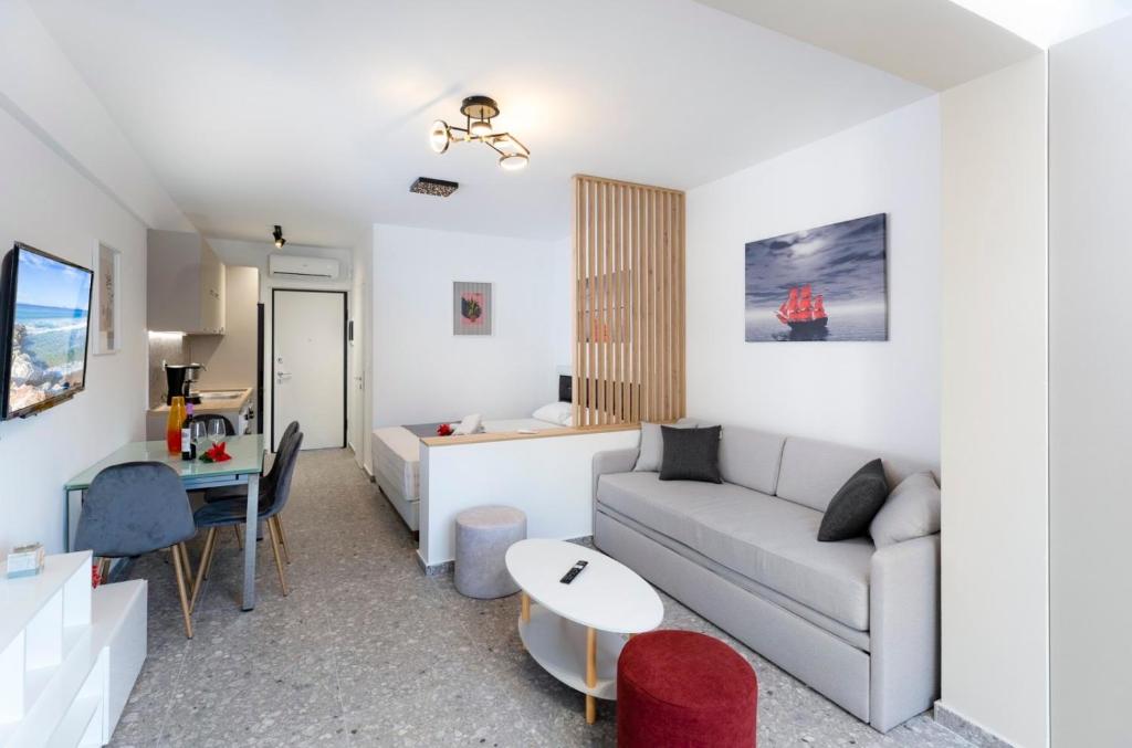 Posedenie v ubytovaní TwinStars Superior Apartment