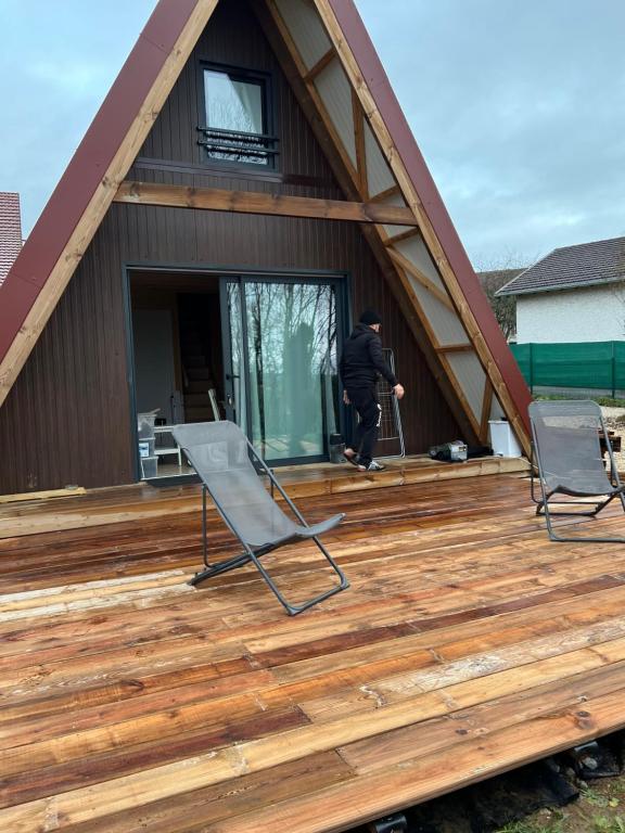 Fotografie z fotogalerie ubytování Loray des Bois - Cabane - Tipi - Cottage v destinaci Loray