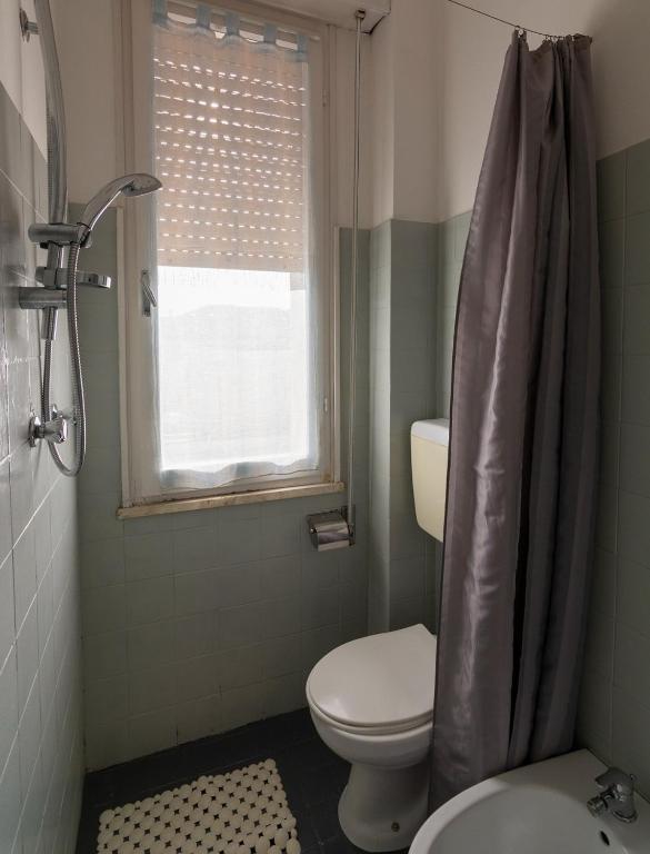 Koupelna v ubytování Hotel Atlas