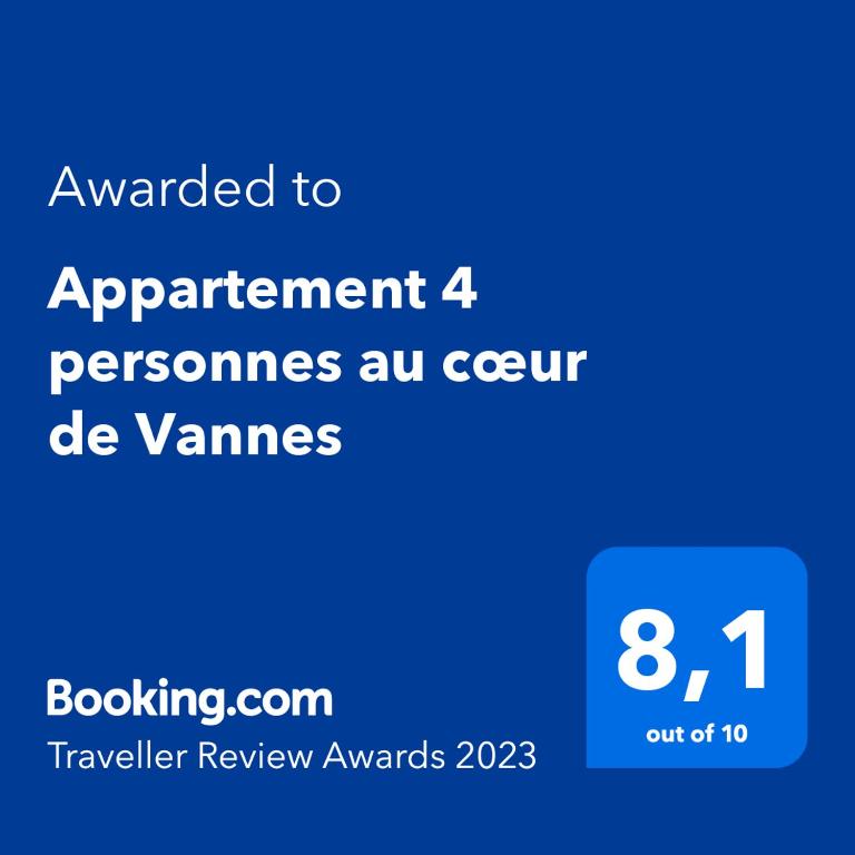 Appartement 4 personnes au cœur de Vannes - Apartment Mit Zwei Schlafzimmern
